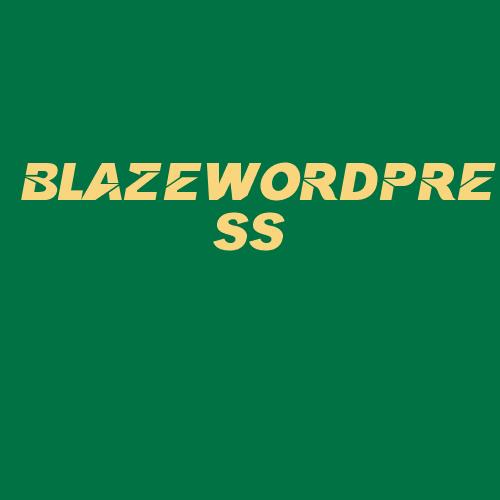 Logo da BLAZEWORDPRESS